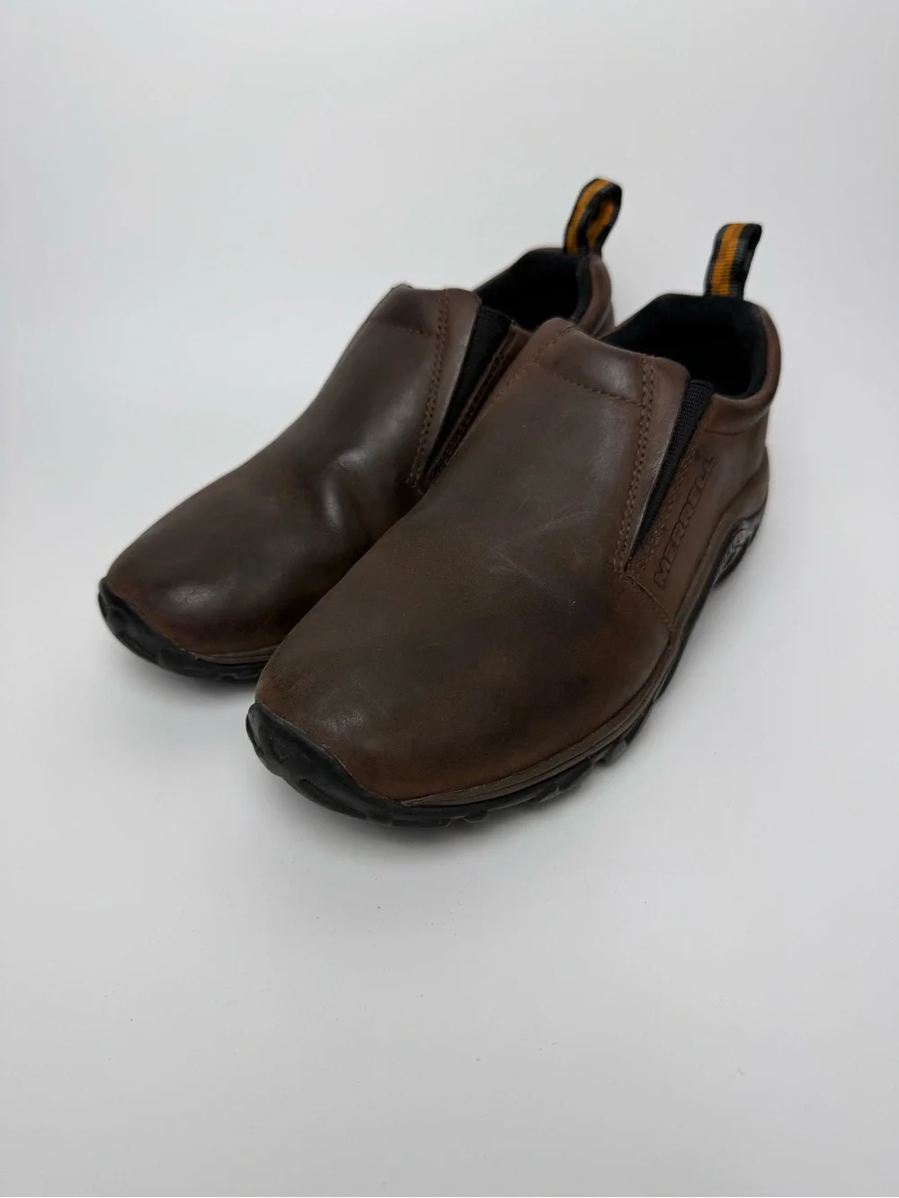 Merrill Jungle Moc Nubuck Clogs Slip On Brown Womens 8.5 Comfort - Picture 1 of 11
